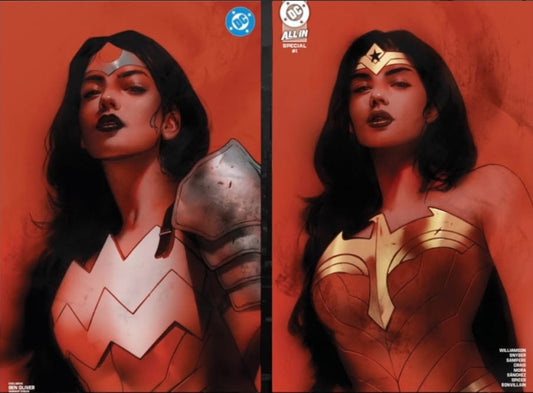 DC ALL IN SPECIAL #1 FOIL FLIP BEN OLIVER WONDER WOMAN NYCC 2026 EXCLUSIVE