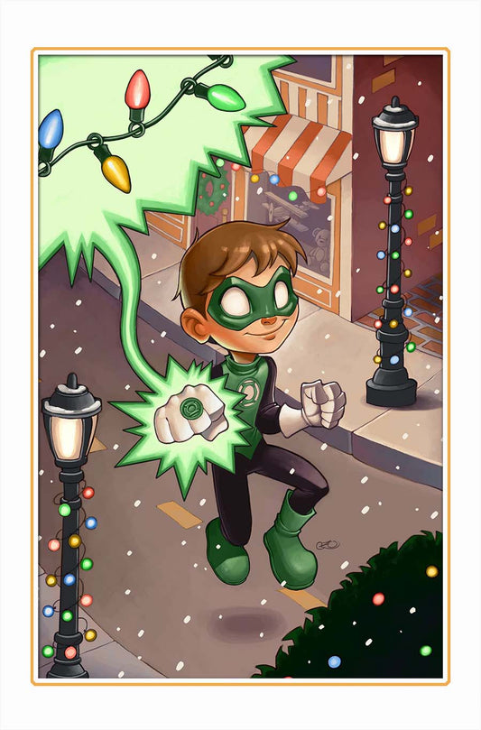 GREEN LANTERN #18 CVR D CHRISSIE ZULLOE DC WINTER WONDERLAND CARD STOCK VARIANT