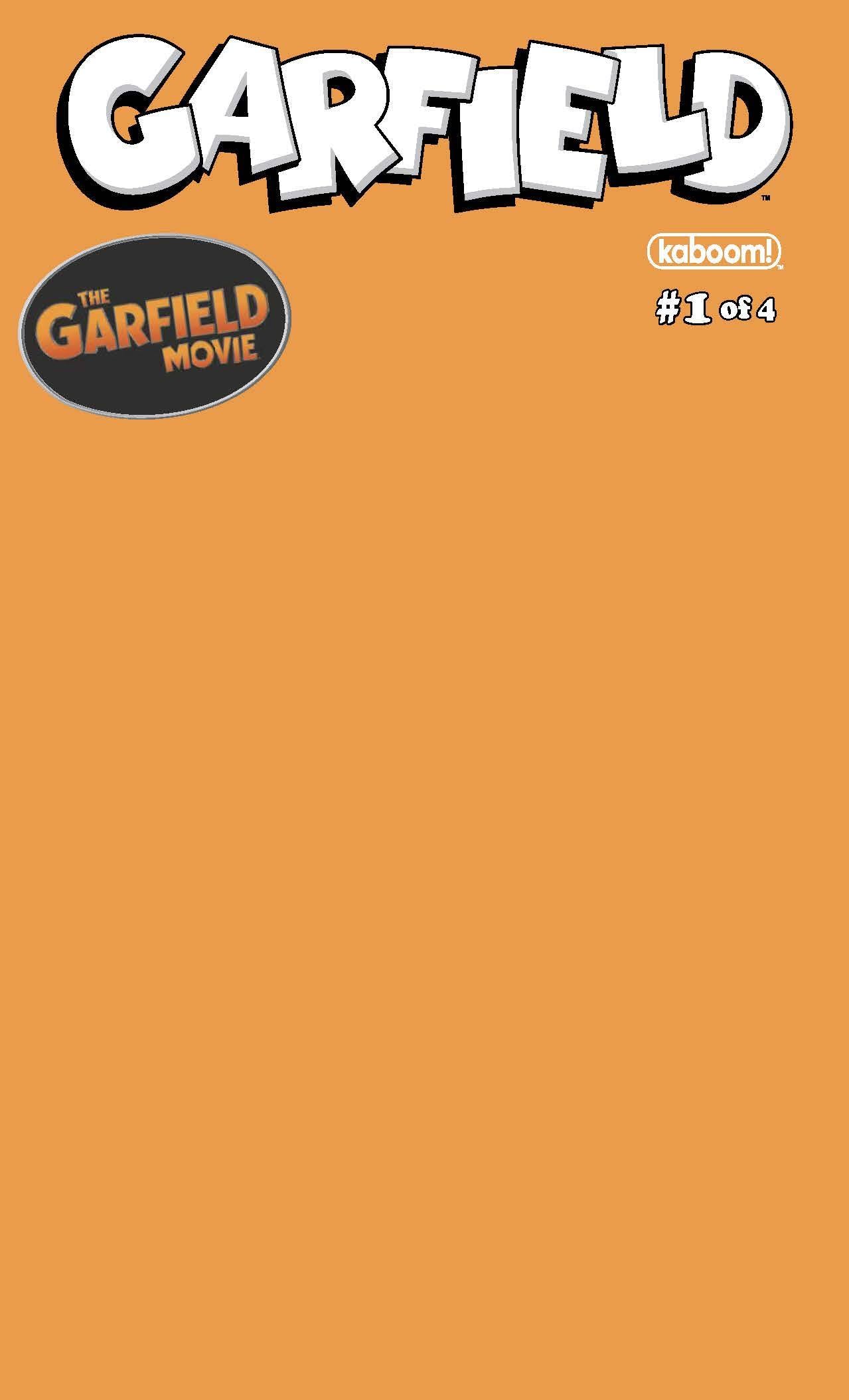 GARFIELD #1 (OF 4) CVR D BLANK SKETCH ORANGE VARIANT