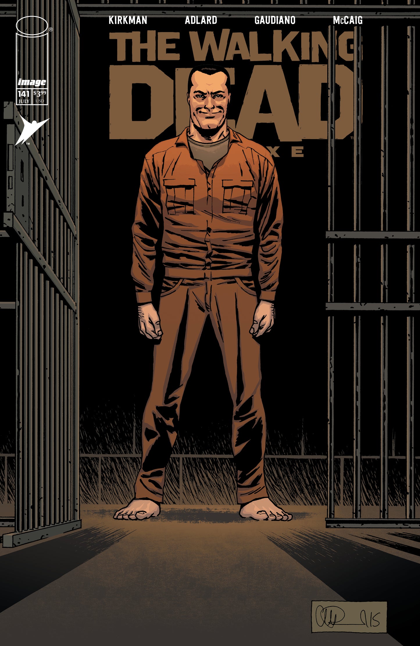 WALKING DEAD DELUXE #141 CVR B CHARLIE ADLARD & DAVE MCCAIG VAR (MR)