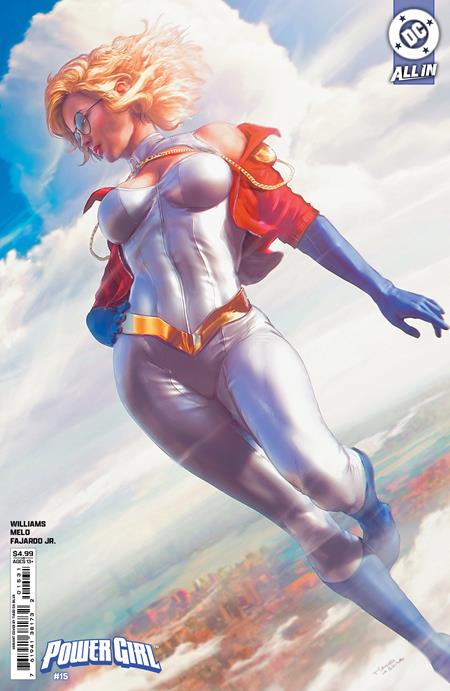 POWER GIRL #15 CVR C TIAGO DA SILVA CARD STOCK VARIANT