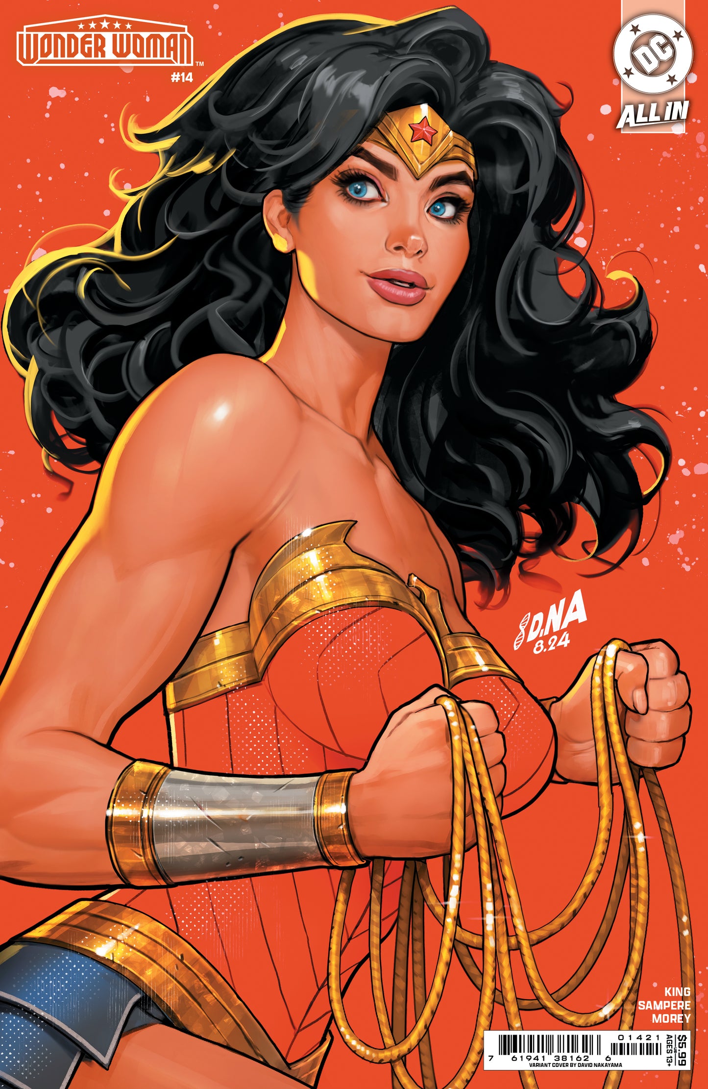 WONDER WOMAN #14 CVR C DAVID NAKAYAMA CARD STOCK VARIANT