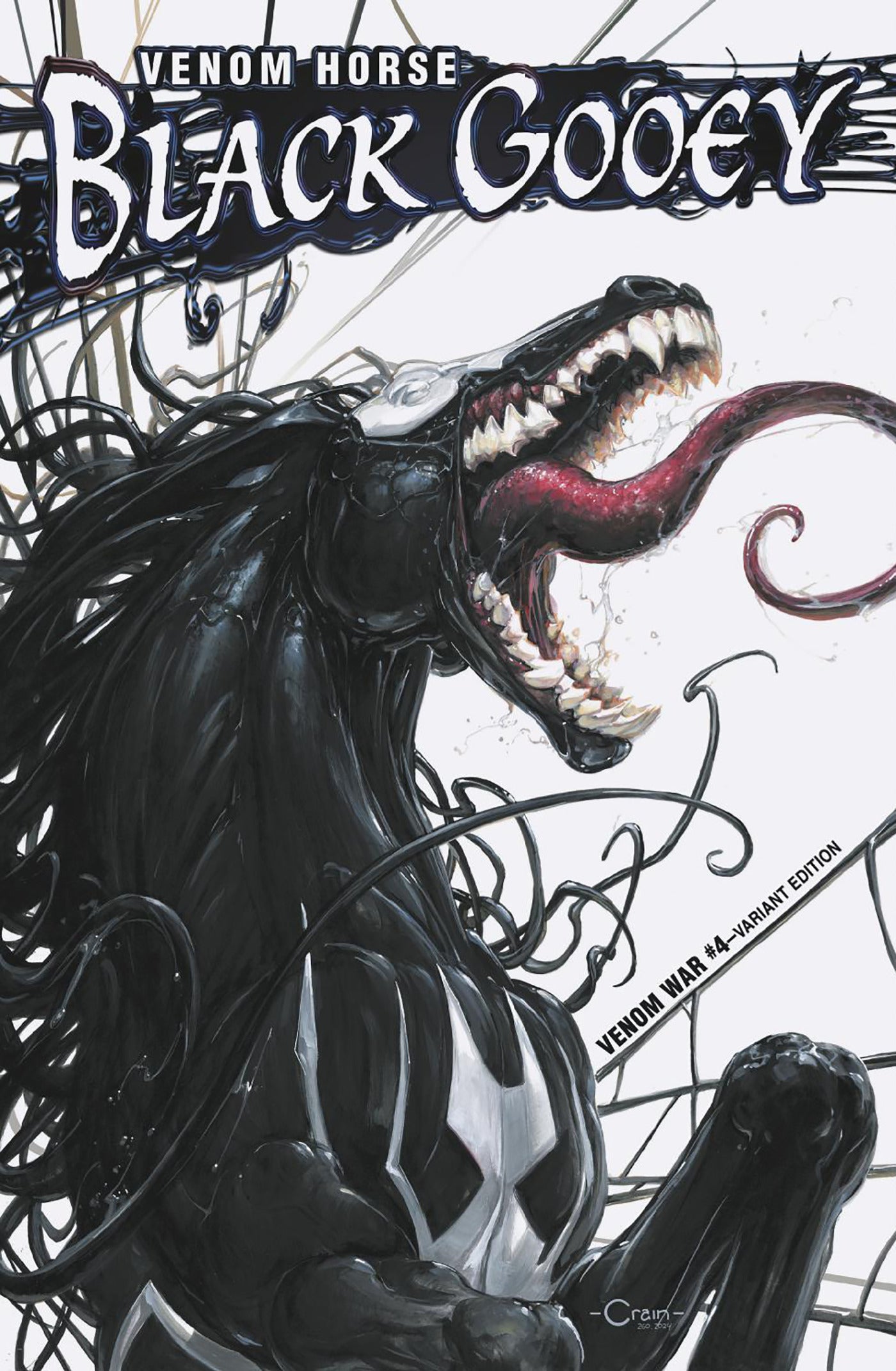 VENOM WAR #4 (OF 5) CLAYTON CRAIN VENOM HORSE VARIANT