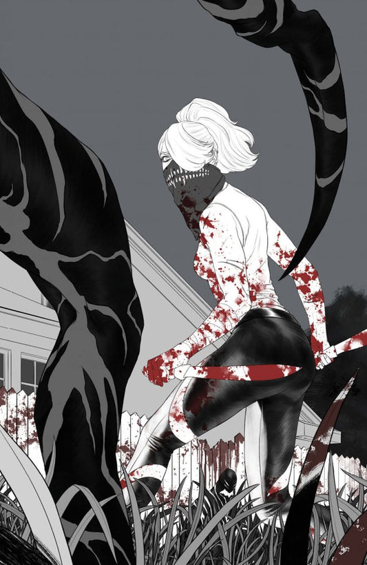 SOMETHING IS KILLING THE CHILDREN #40 COVER J ONE PER STORE MATTIA DE LULIS BLACK & WHITE COLOR SPLASH SECRET THANK YOU VIRGIN VARIANT