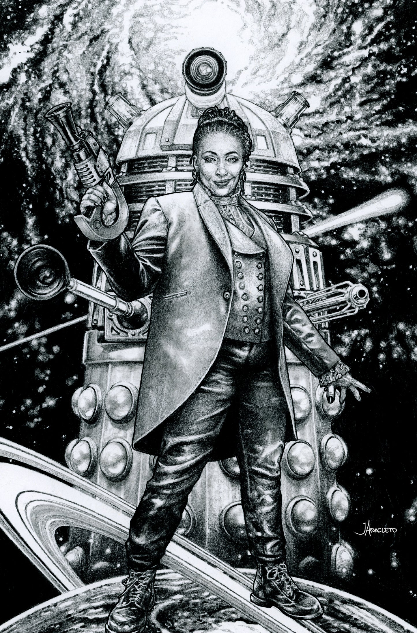 DOCTOR WHO CIRCUIT BREAKER #1 (OF 2) CVR F JAY ANACLETO INKS CARDSTOCK VAR