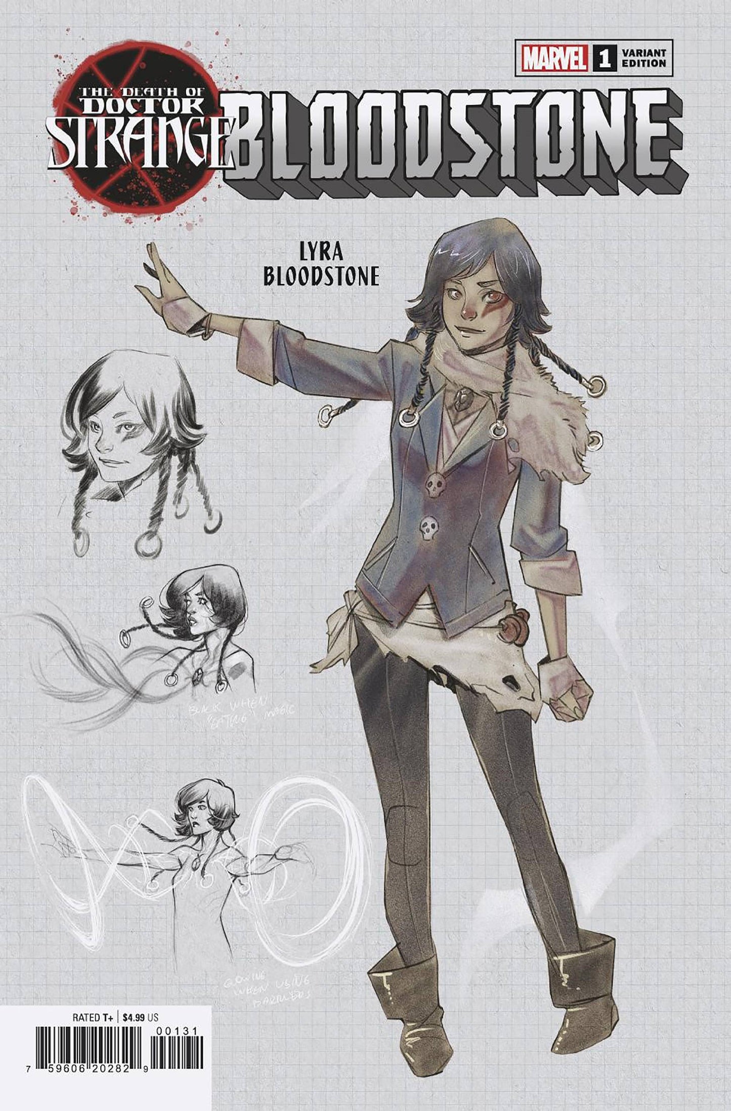 DEATH OF DOCTOR STRANGE BLOODSTONE #1 1:10 DESIGN