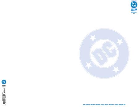 DC ALL IN SPECIAL #1 (ONE SHOT) Second Printing Cvr B Blank Variant