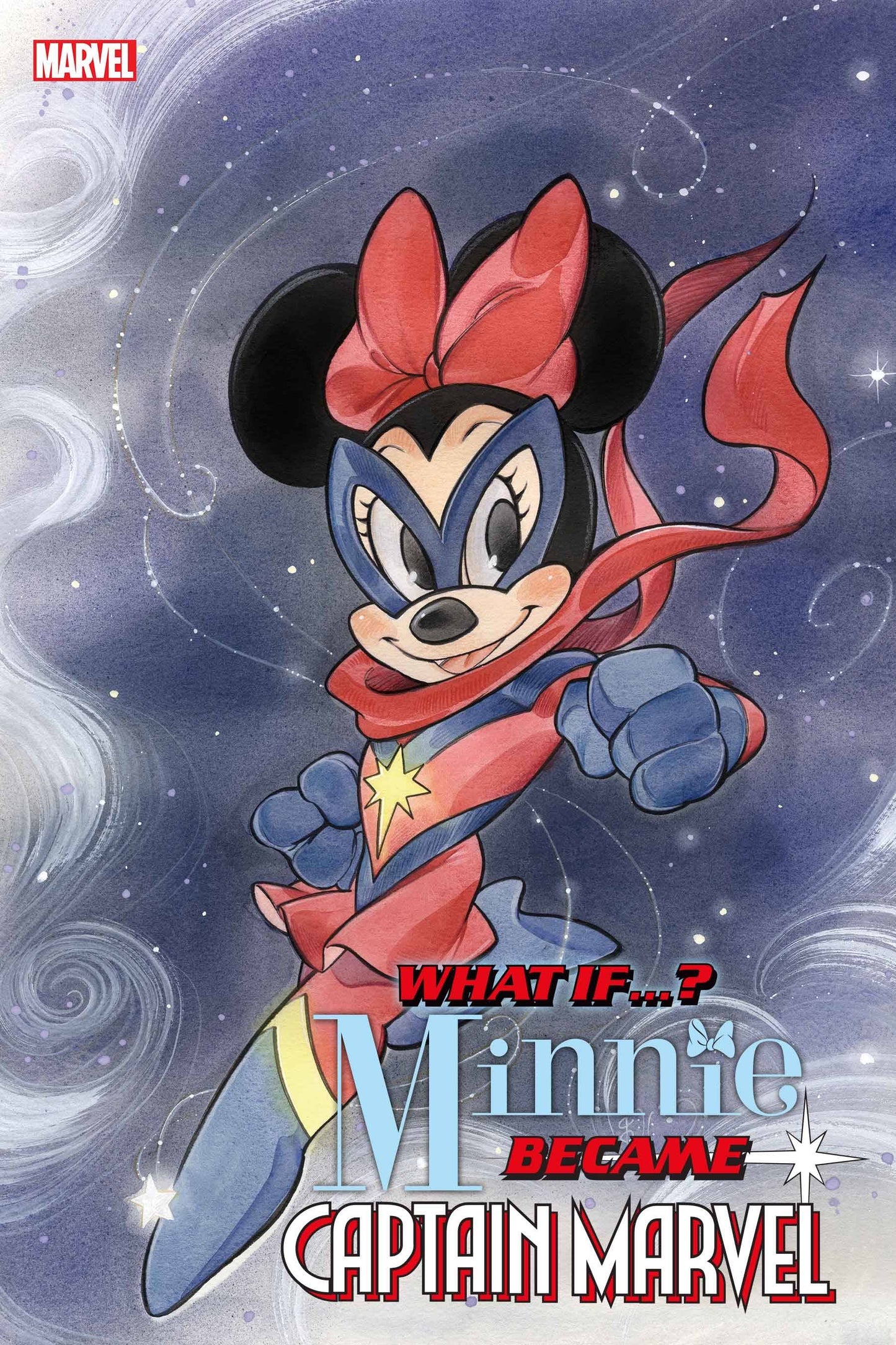 WHAT IF MINNIE BECAME CAPTAIN MARVEL #1 PEACH MOMOKO VARIANT
