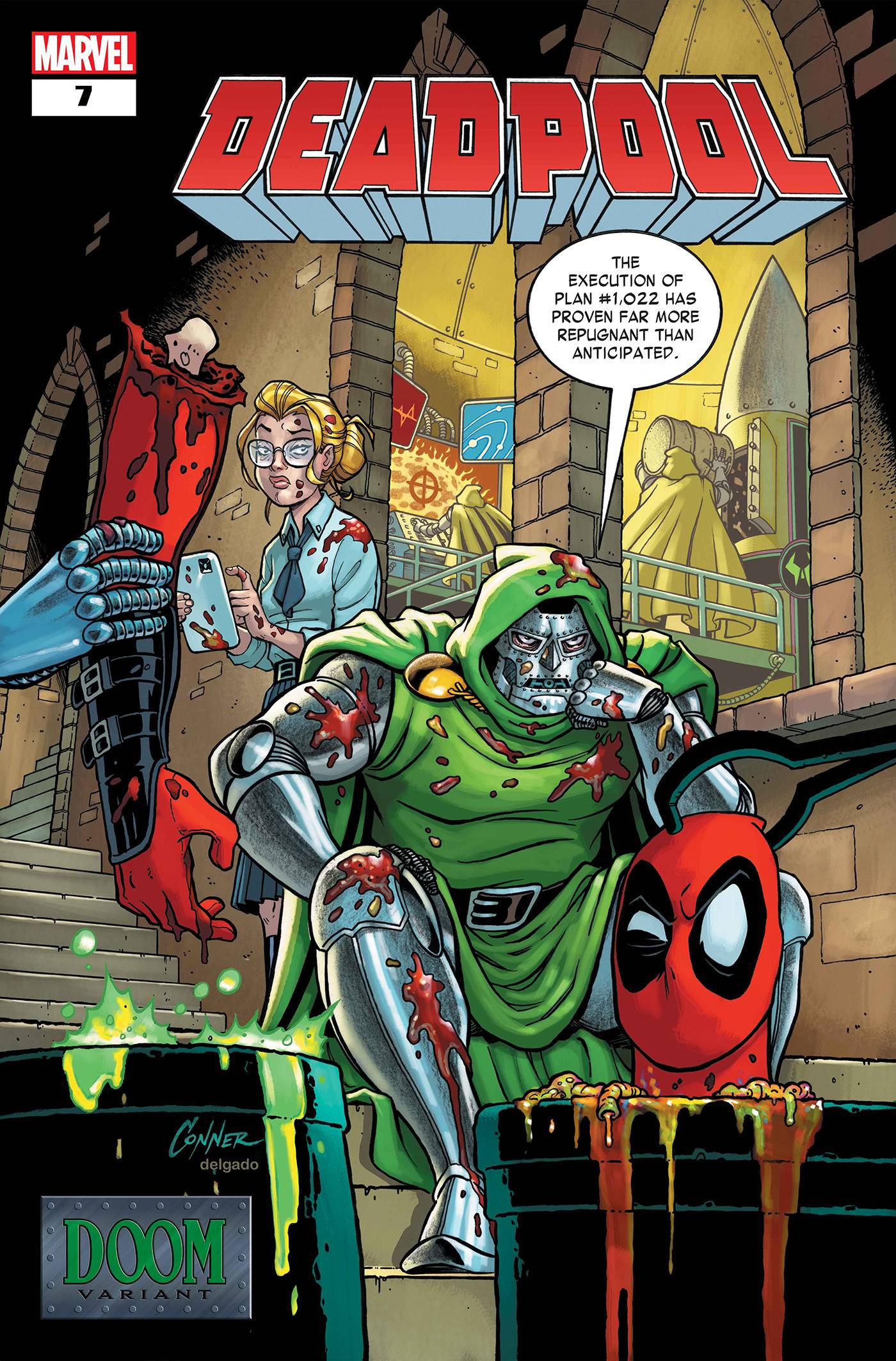 DEADPOOL #7 AMANDA CONNER DOOM VARIANT – Flashlight Comics