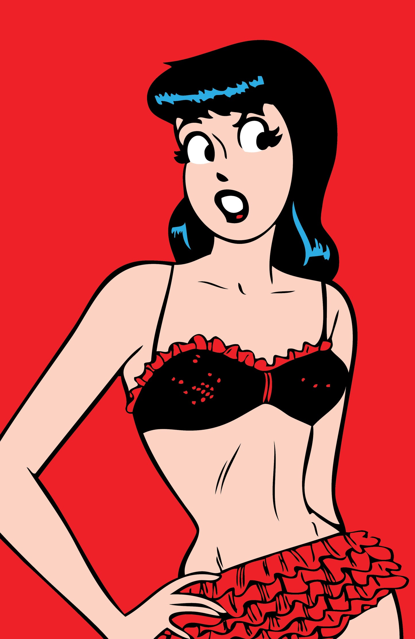 ARCHIE COMICS 85TH ANNIVERSARY PRESENTS BETTY & VERONICA SWIMSUIT SPECIAL (ONE SHOT) CVR F DAN DECARLO RED FOIL VERONICA PIN UP VAR