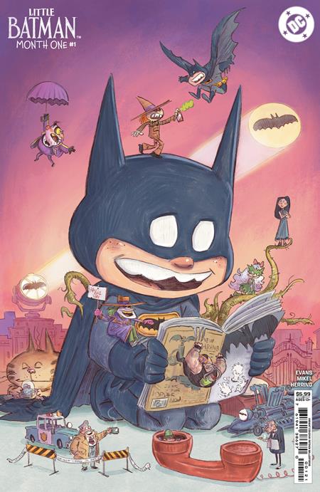 LITTLE BATMAN MONTH ONE #1 (OF 4) CVR B PATRICK BALLESTEROS CARD STOCK VARIANT
