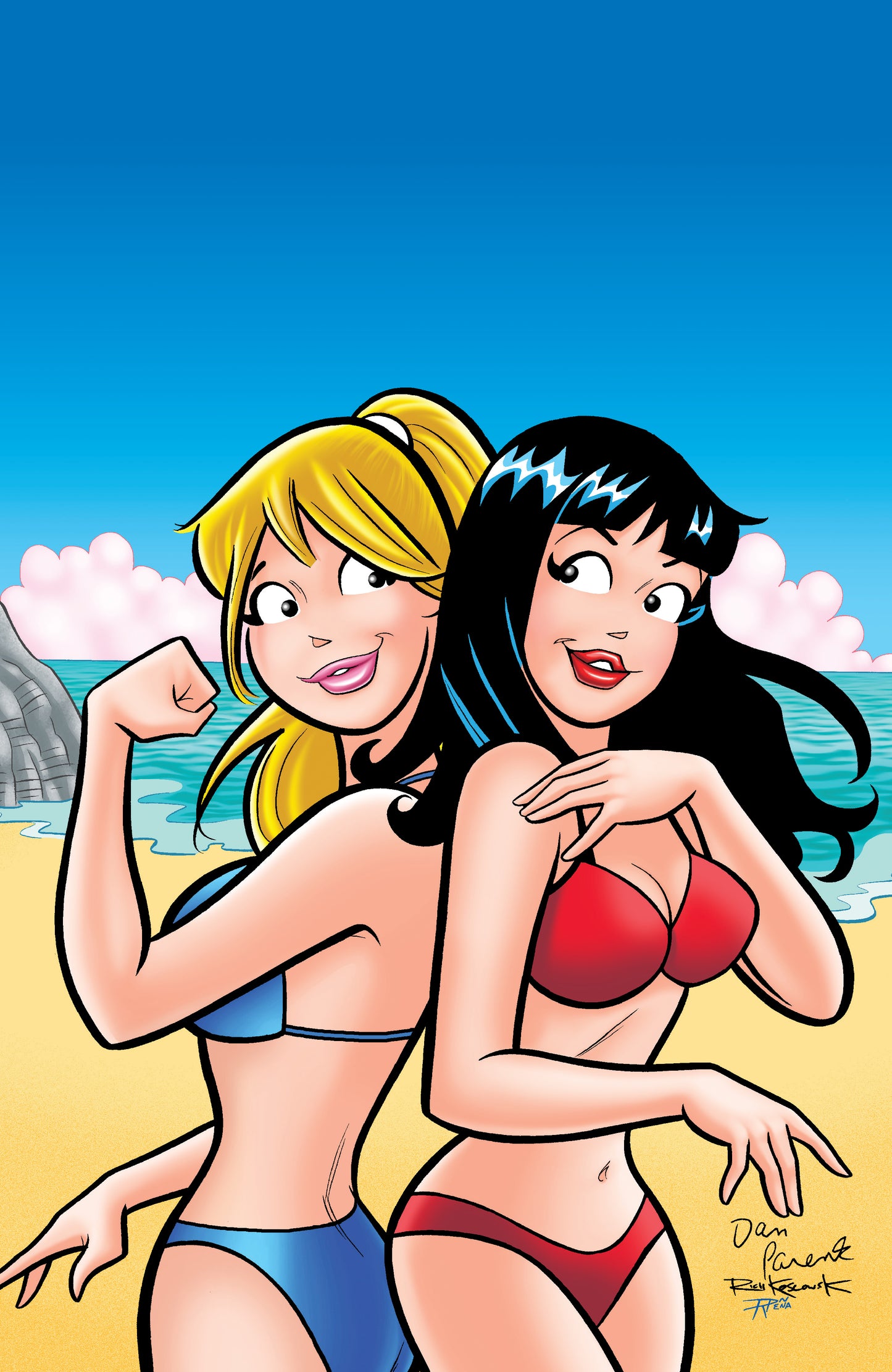 ARCHIE COMICS 85TH ANNIVERSARY PRESENTS BETTY & VERONICA SWIMSUIT SPECIAL (ONE SHOT) CVR D DAN PARENT RICH KOSLOWSKI FOIL FULL ART VAR