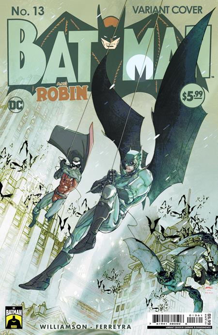 BATMAN AND ROBIN #13 CVR D CARMINE DI GIANDOMENICO BATMAN 85TH ANNIVERSARY CARD STOCK VARIANT