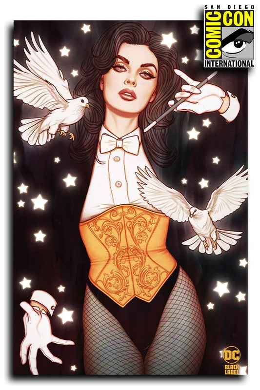 ZATANNA: BRING DOWN THE HOUSE #2 COMIC INSPIRATION / BIRD CITY COMICS SDCC 2024 JENNY FRISON VIRGIN FOIL EXCLUSIVE