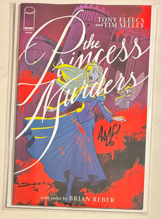 THE PRINCESS MURDERS ASHCAN NYCC 2026 EXCLUSIVE SIGNED BY FLEECS AND SEELEY
