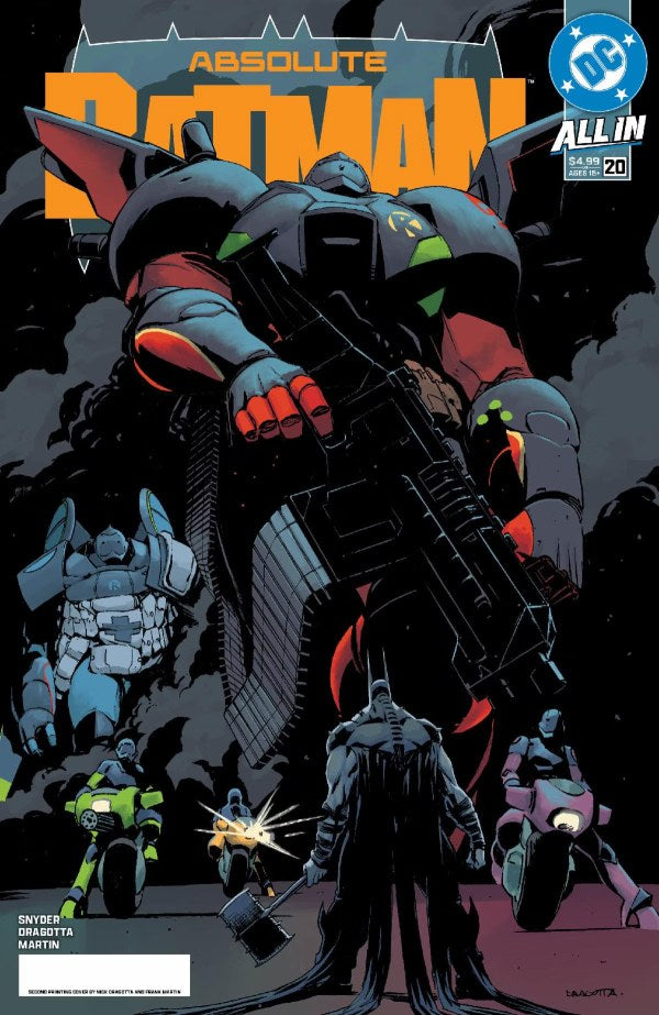 ABSOLUTE BATMAN #20 CVR A NICK DRAGOTTA (SECOND PRINTING)