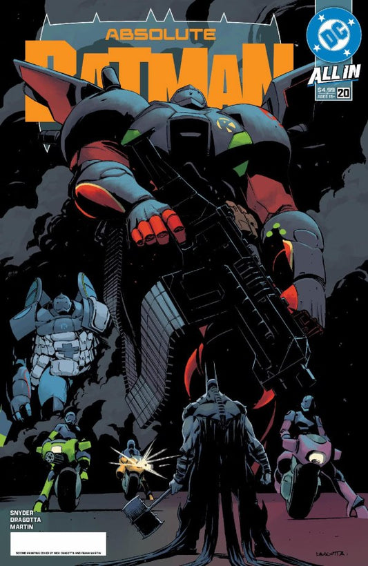 ABSOLUTE BATMAN #20 CVR A NICK DRAGOTTA (SECOND PRINTING)