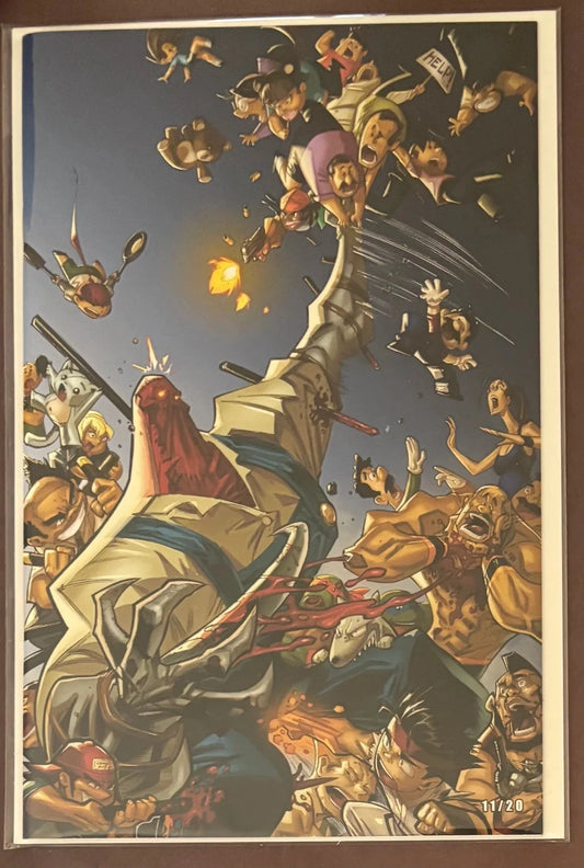 THE CURSE OF CLEAVER COUNTY #2 (DELUXE) FRANCIS ZERRUDO VIRGIN VARIANT 11/20