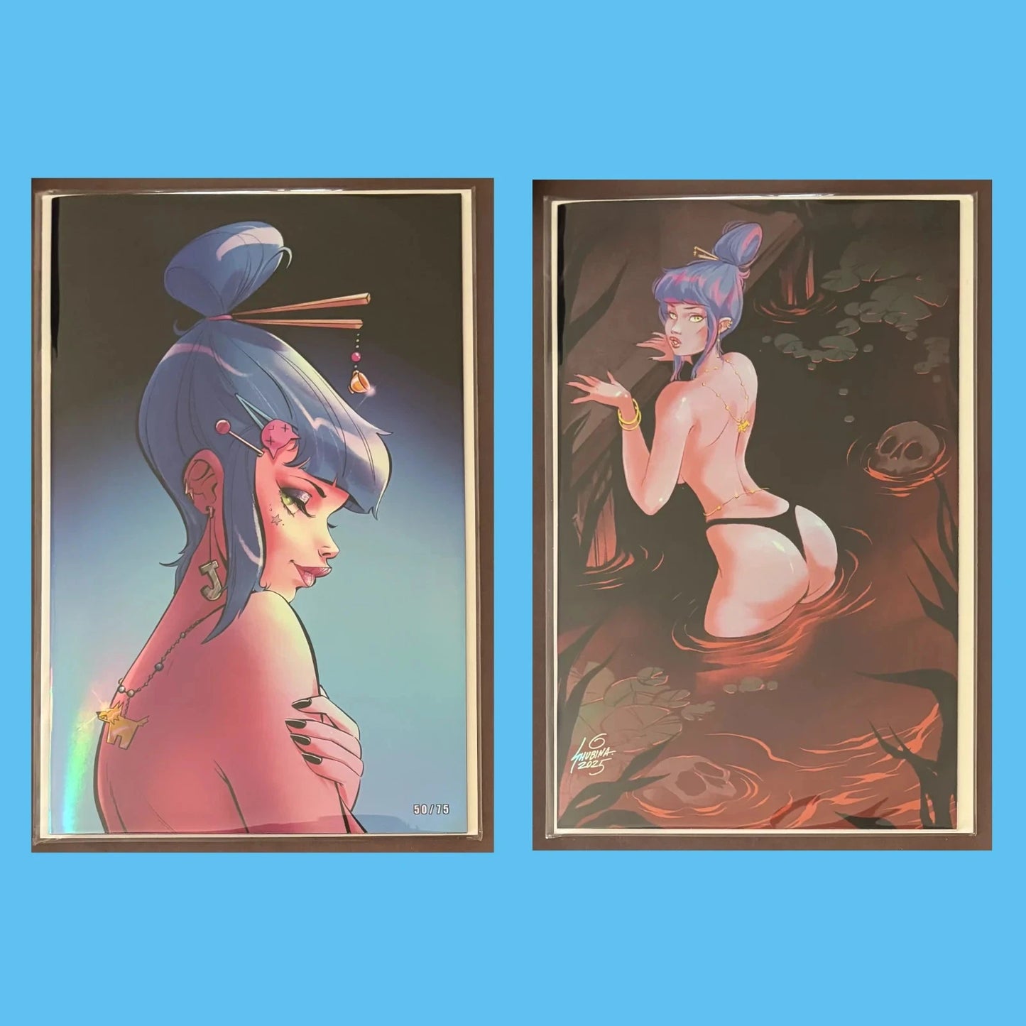 THE CURSE OF CLEAVER COUNTY #1 AND #2 (DELUXE) SVETA SHUBINA HOLOFOIL VARIANT