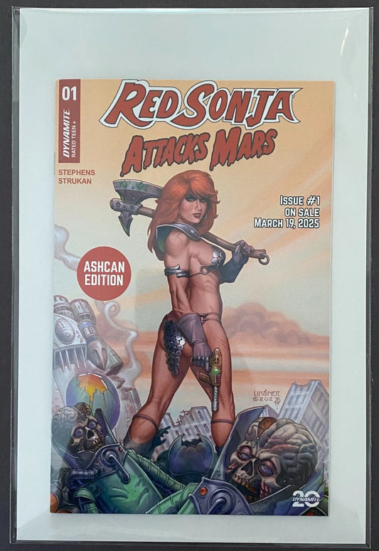RED SONJA ATTACKS MARS ASHCAN