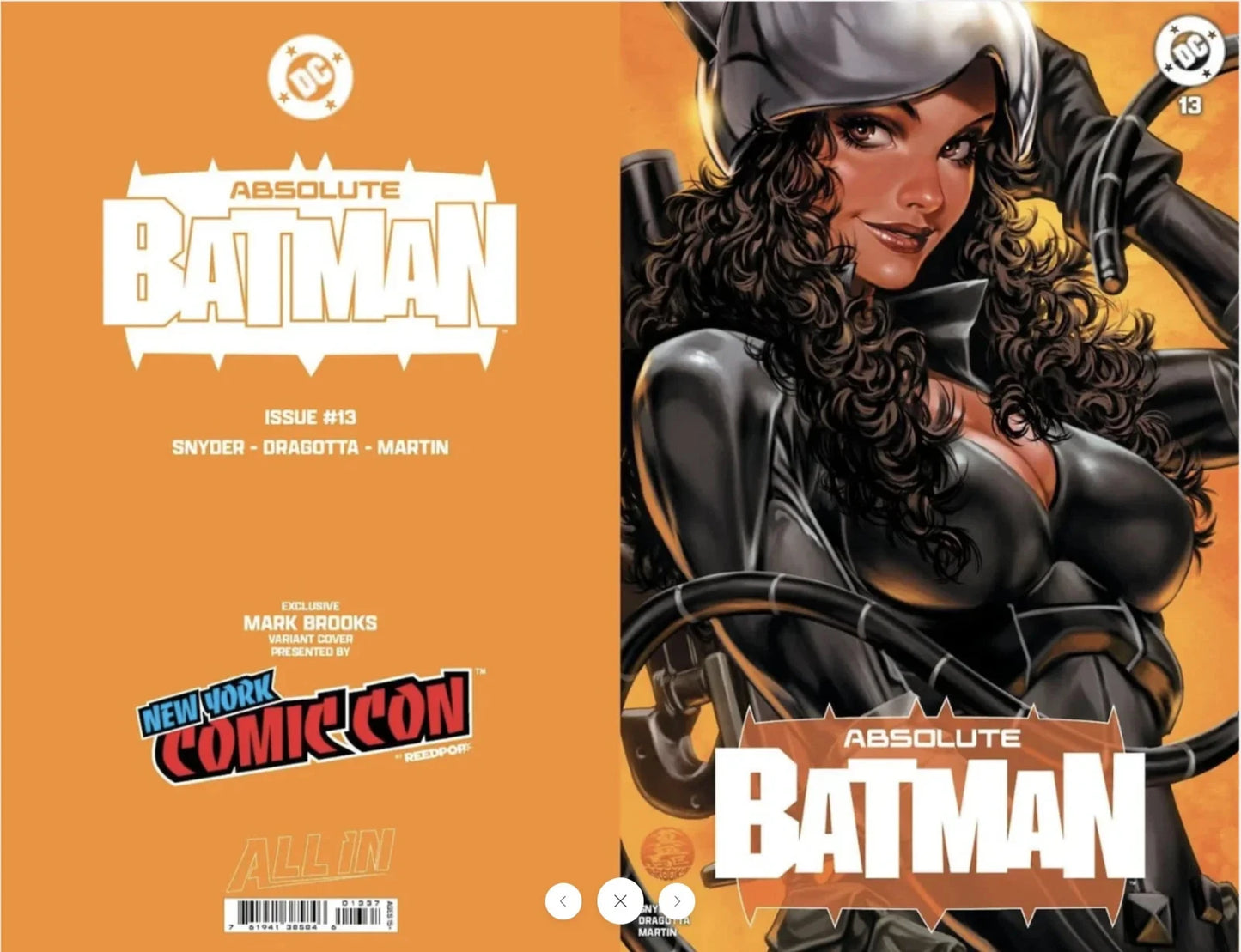 MARK BROOKS ABSOLUTE BATMAN #13 EXCLUSIVE CATWOMAN FOIL VARIANT COVER