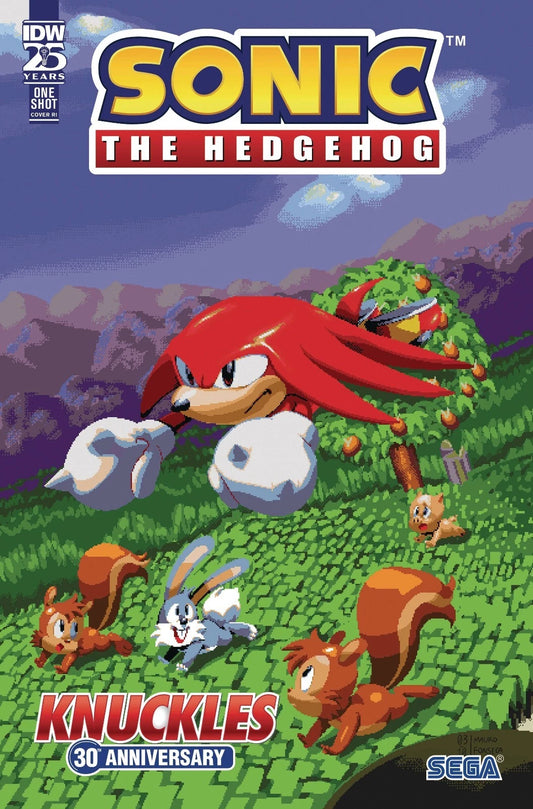 SONIC THE HEDGEHOG KNUCKLES 30TH ANNIVERSARY SPECIAL #1 1:10