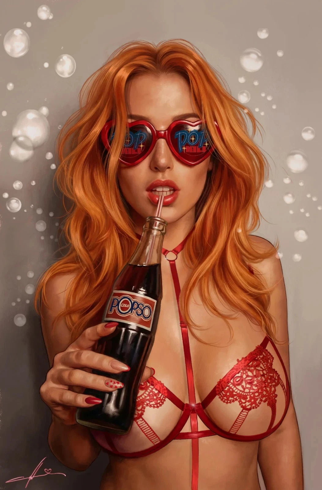 POP KILL #1 SEASONAL FLAVORS VALENTINES DAY CARLA COHEN EXCLUSIVE RED LOVERS VAR